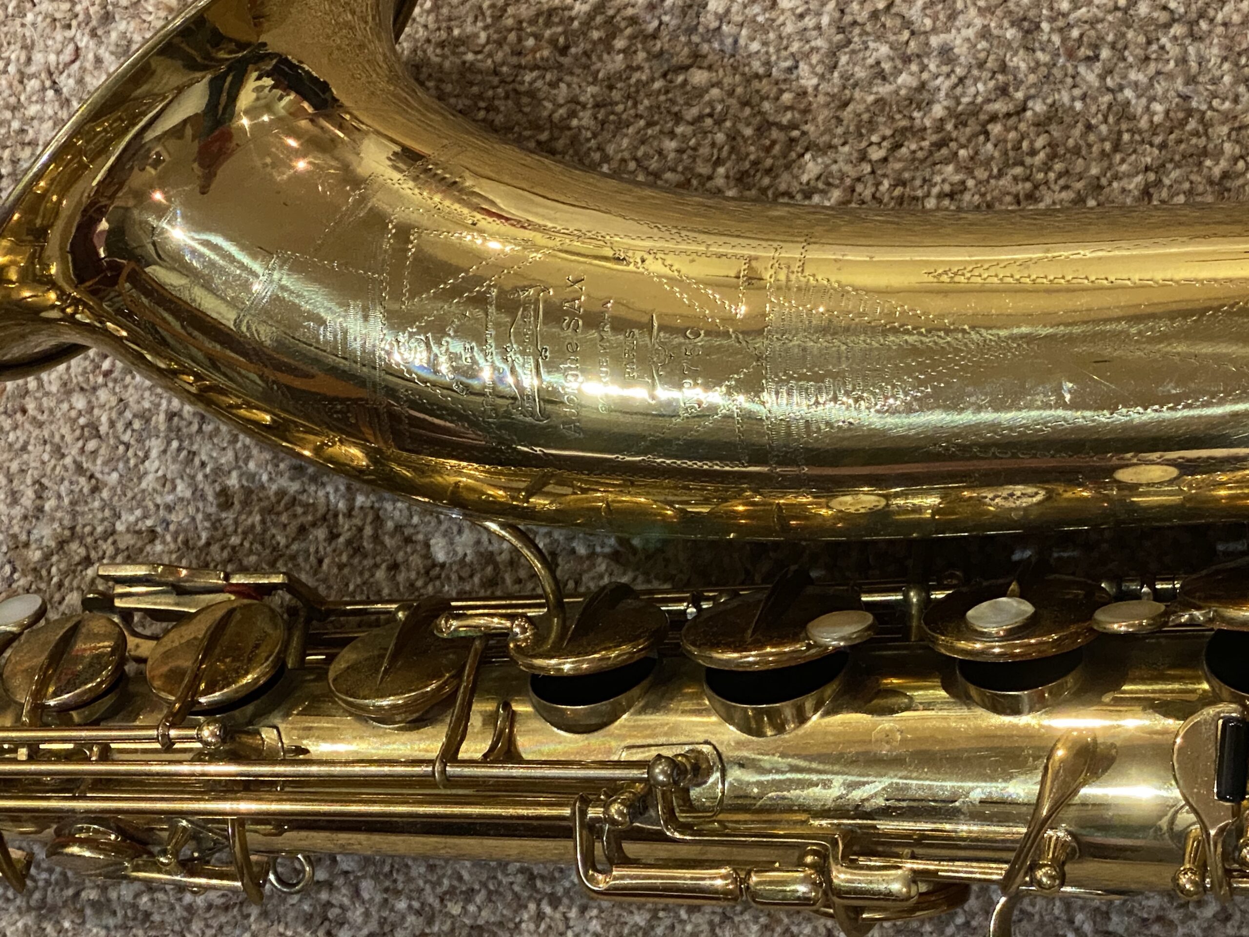Adolphe 1933 Tenor saxophone Vintage Saxophones Online