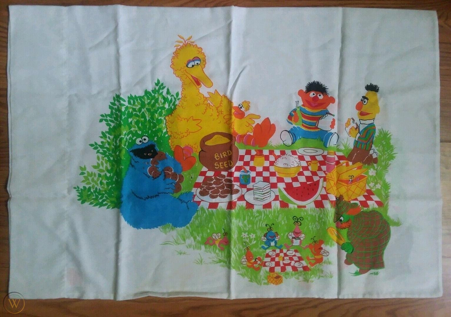 "Sesame Street Picnic" by Burlington Vintage Sheet Patterns