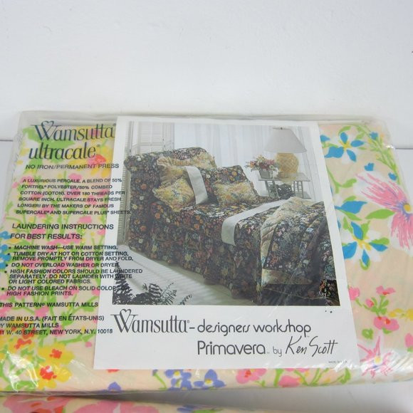 "Primavera" by Wamsutta Vintage Sheet Patterns