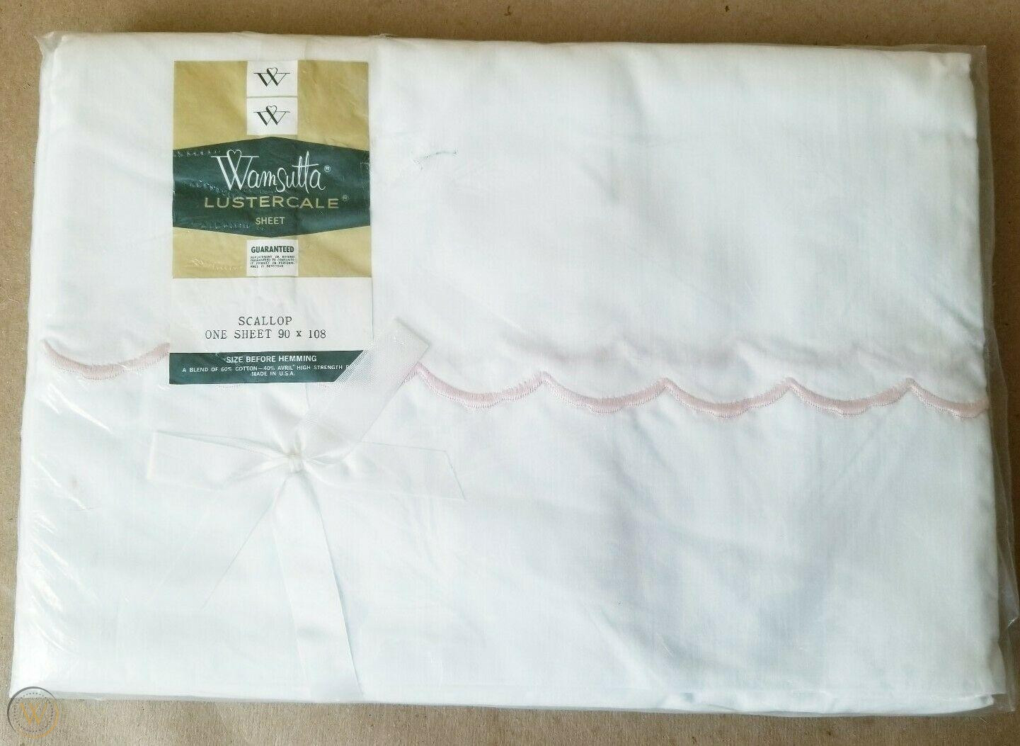 "Scallop" by Wamsutta Vintage Sheet Patterns