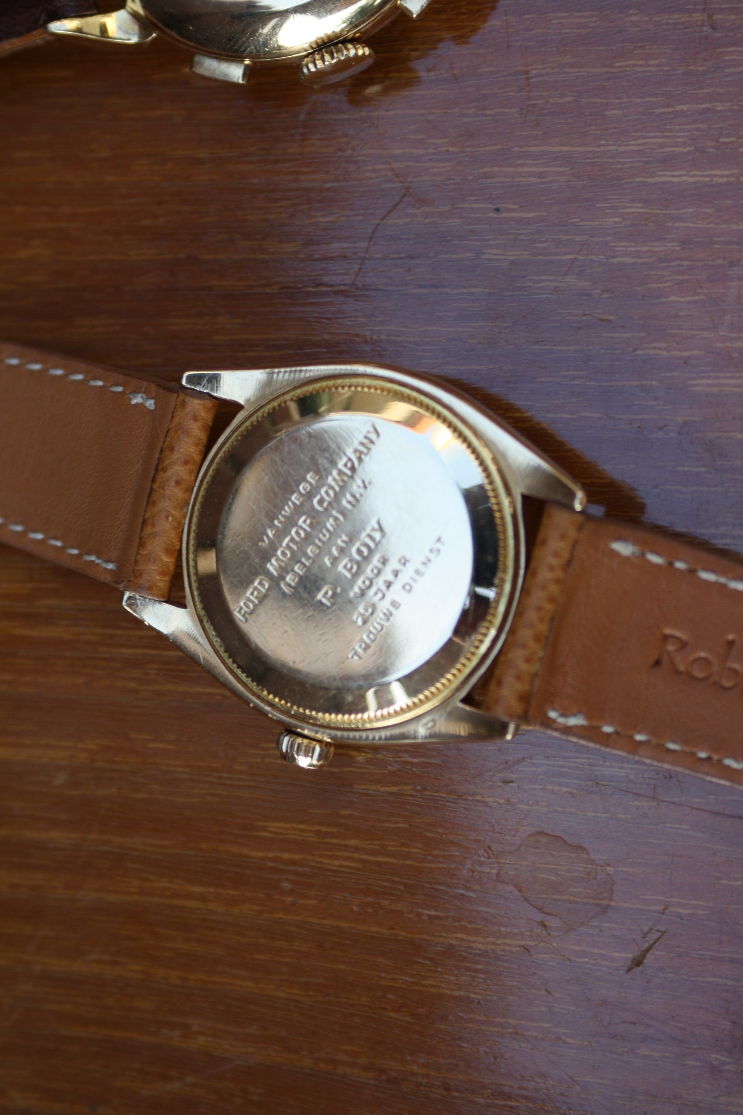 Rolex 6565 Oyster Perpetual Red Depth Writing 1950 S Vintage Times Amsterdam