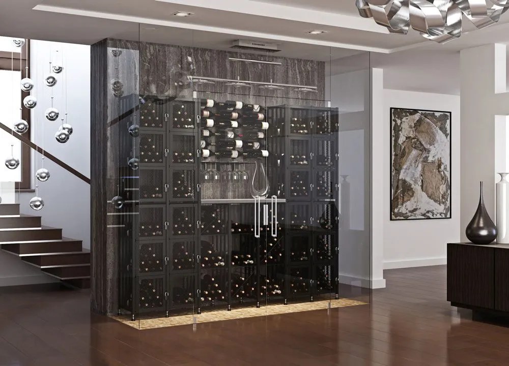 Case & Crate Modular Wine Locker and Wine Bin by VintageView