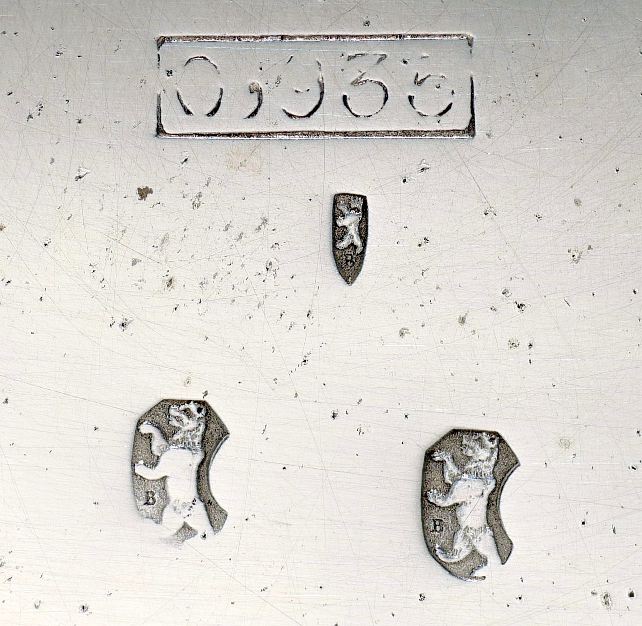 Marks in watch cases hallmarks, sponsor's marks, etc.