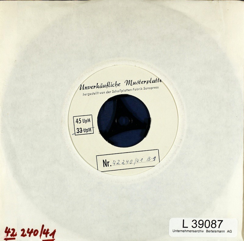 Rosi Rohr. Lied der Lerche Bertelsmann Vinyl Collection