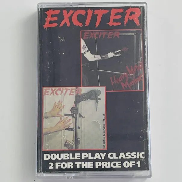 Exciter Heavy Metal Maniac / Violence & Force original double play c