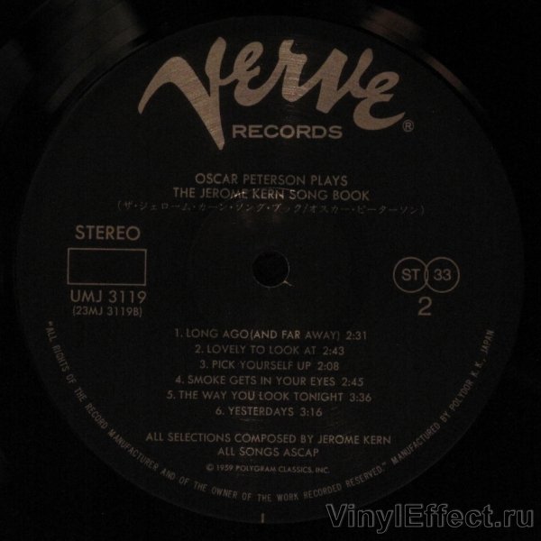 Oscar Peterson Oscar Peterson Plays The Jerome Kern Songbook