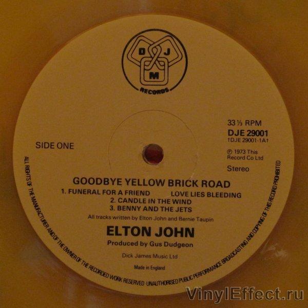 Elton John Goodbye Yellow Brick Road