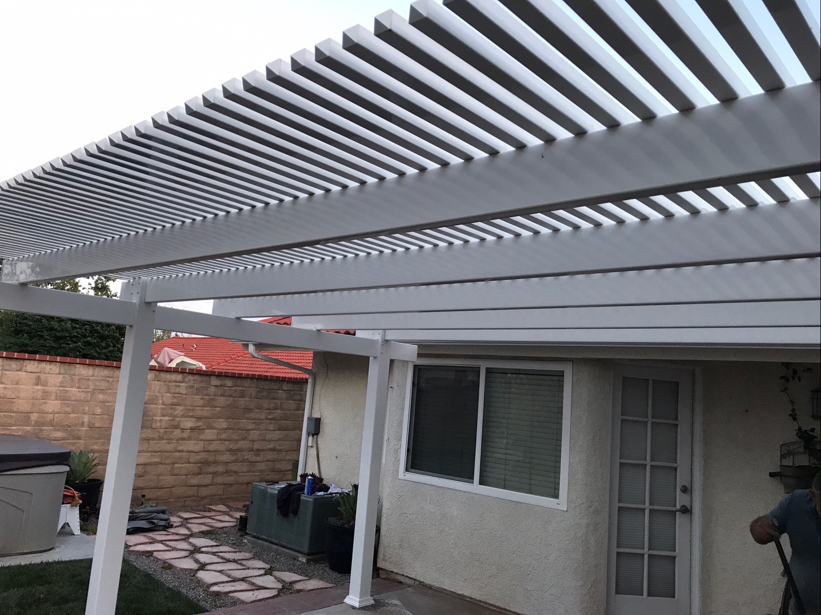 Picket Vinyl Patio Cover Vinyl Fence 4 Less