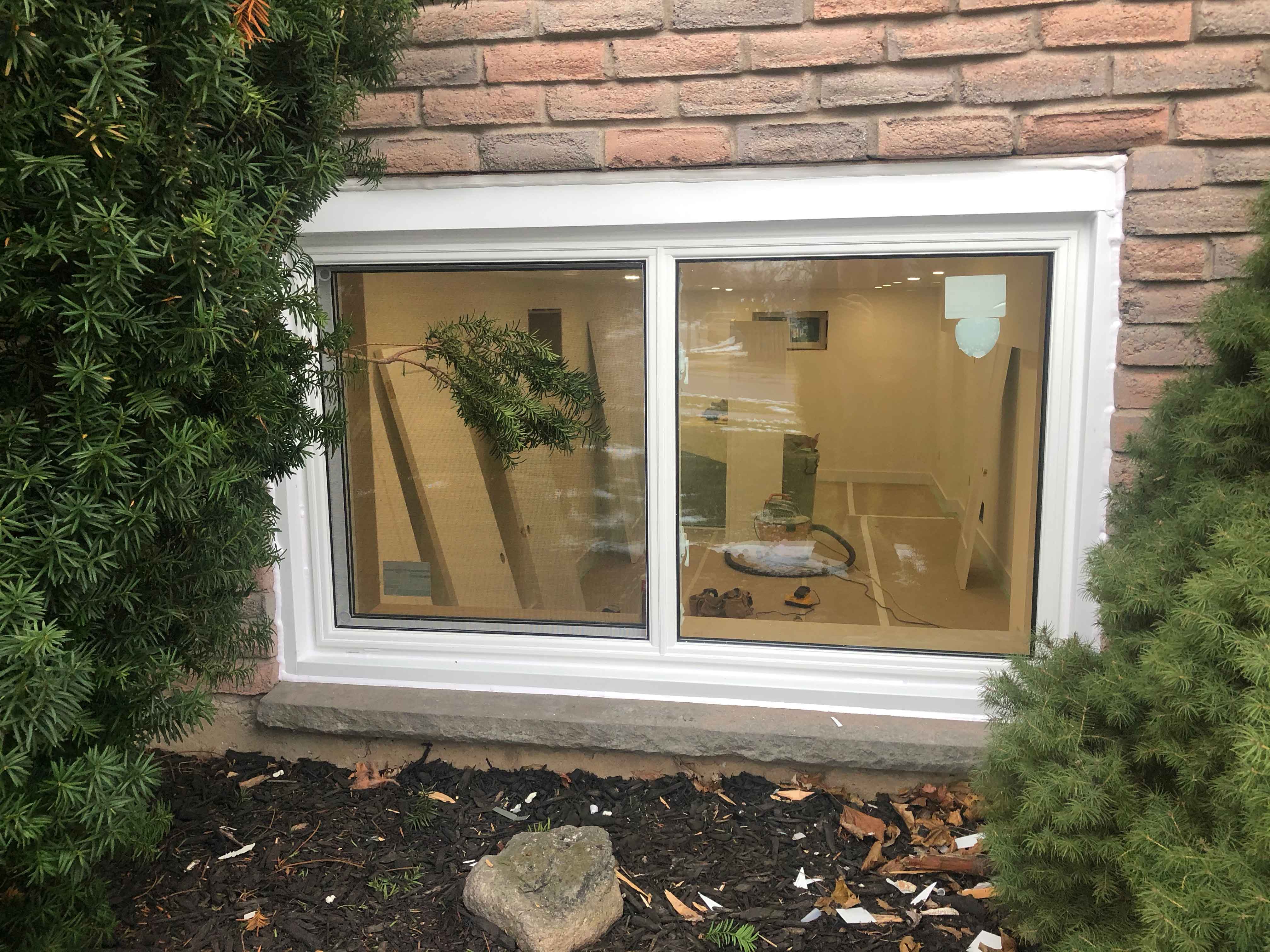 Basement Windows Replacement Toronto & GTA Vinyl Light