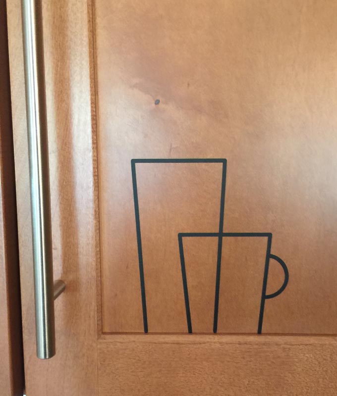 Kitchen Labels Vinyl Motion