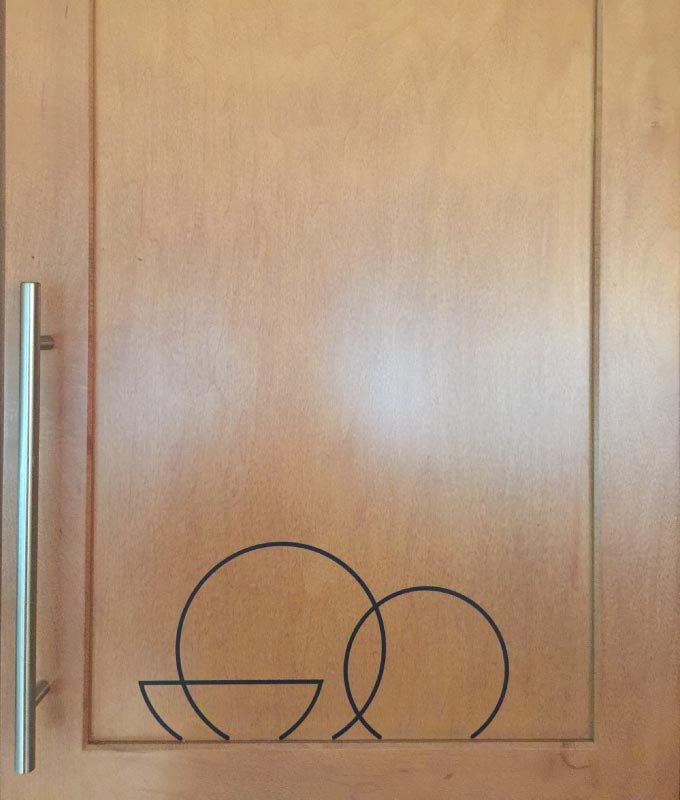 Kitchen Labels Vinyl Motion