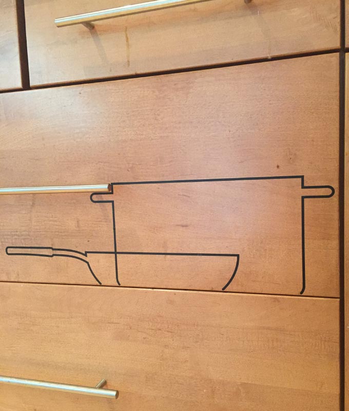 Kitchen Labels Vinyl Motion