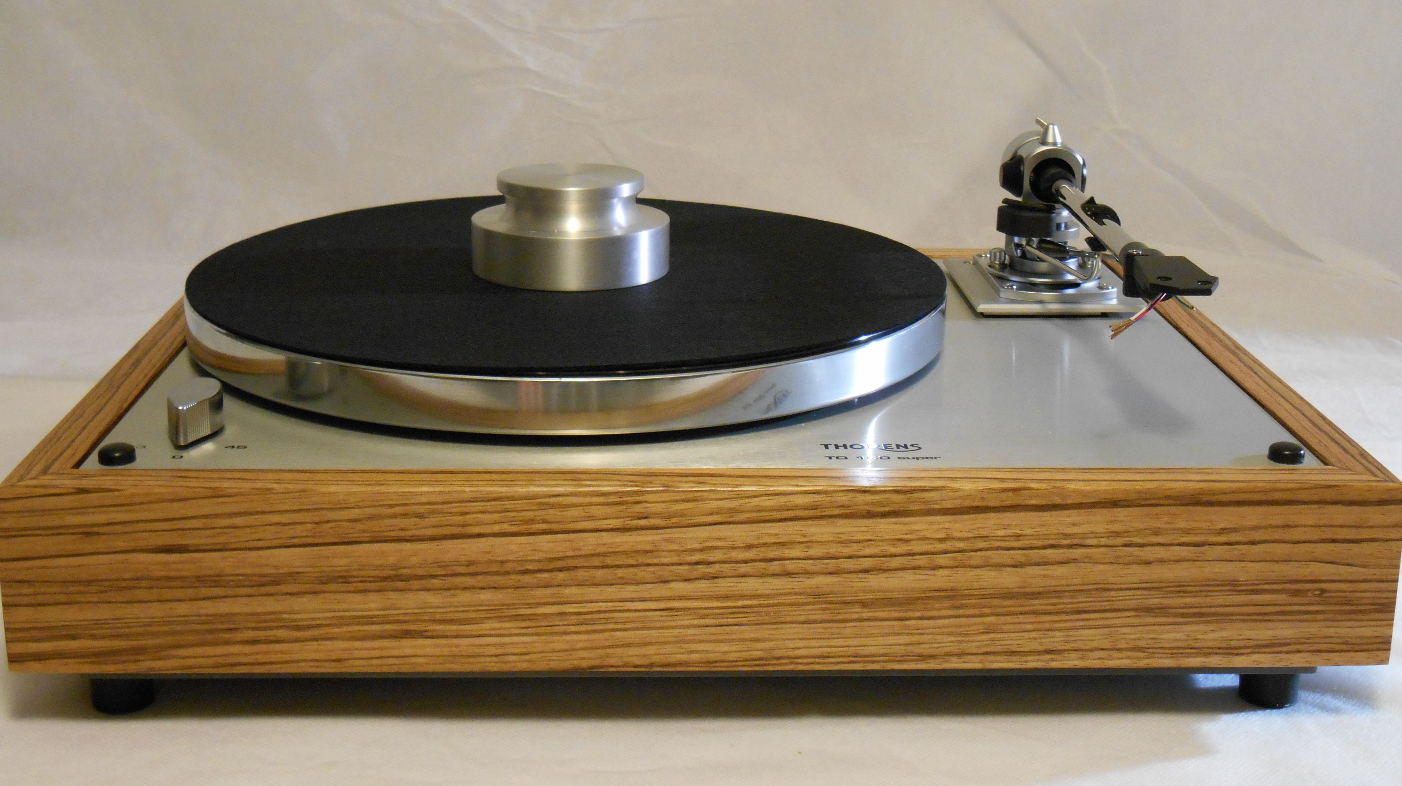 Vintage Thorens TD160 Super Reproduction, SME M29 Arm, in Zebrawood