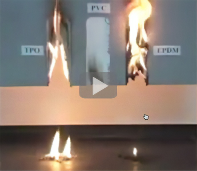 Cool, Fire Resistant Roofing Material PVC (Vinyl) Roofs