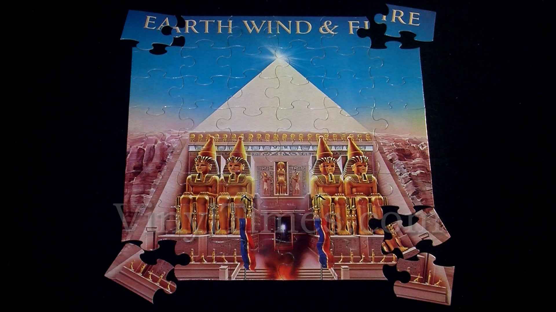 Earth, Wind & Fire “All In All” Album Cover Jigsaw Puzzles Set of 4