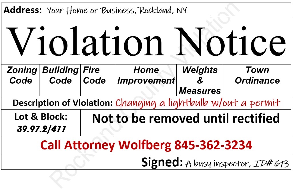 NY Code Violations Attorney Clarkstown New City Palisades Mall Building