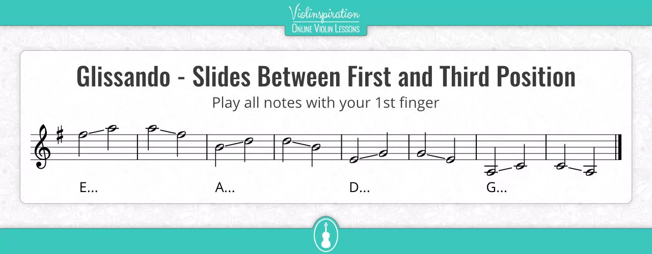 Violin Glissando Easy Violin Lesson Violinspiration