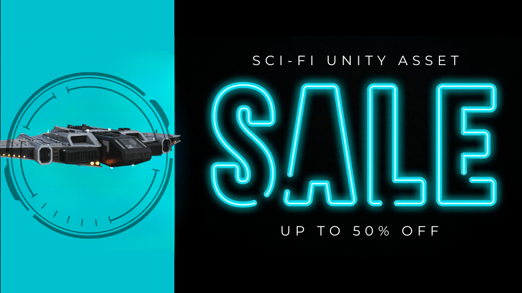Unity SciFi Sale begins Today[Special Coupon Inside] VionixStudio
