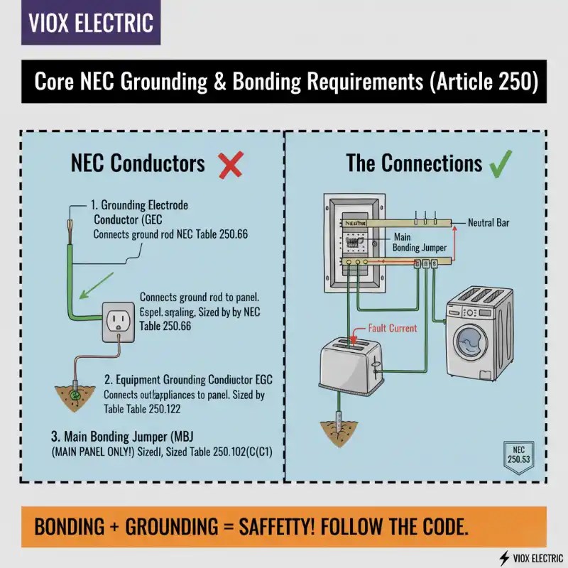 How to Ground an Electrical Panel: NEC Requirements & Step-by-Step Guide