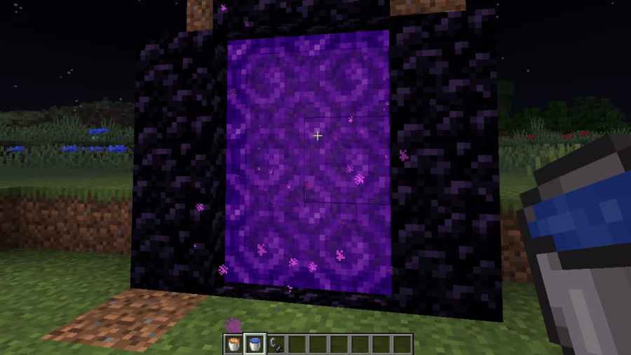 How to Make a Nether Portal with Lava and Water in Minecraft Pro Game