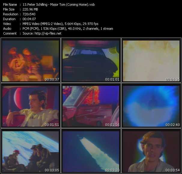 Rock Music Videos Vob for downloads Peter Schilling Videos Major