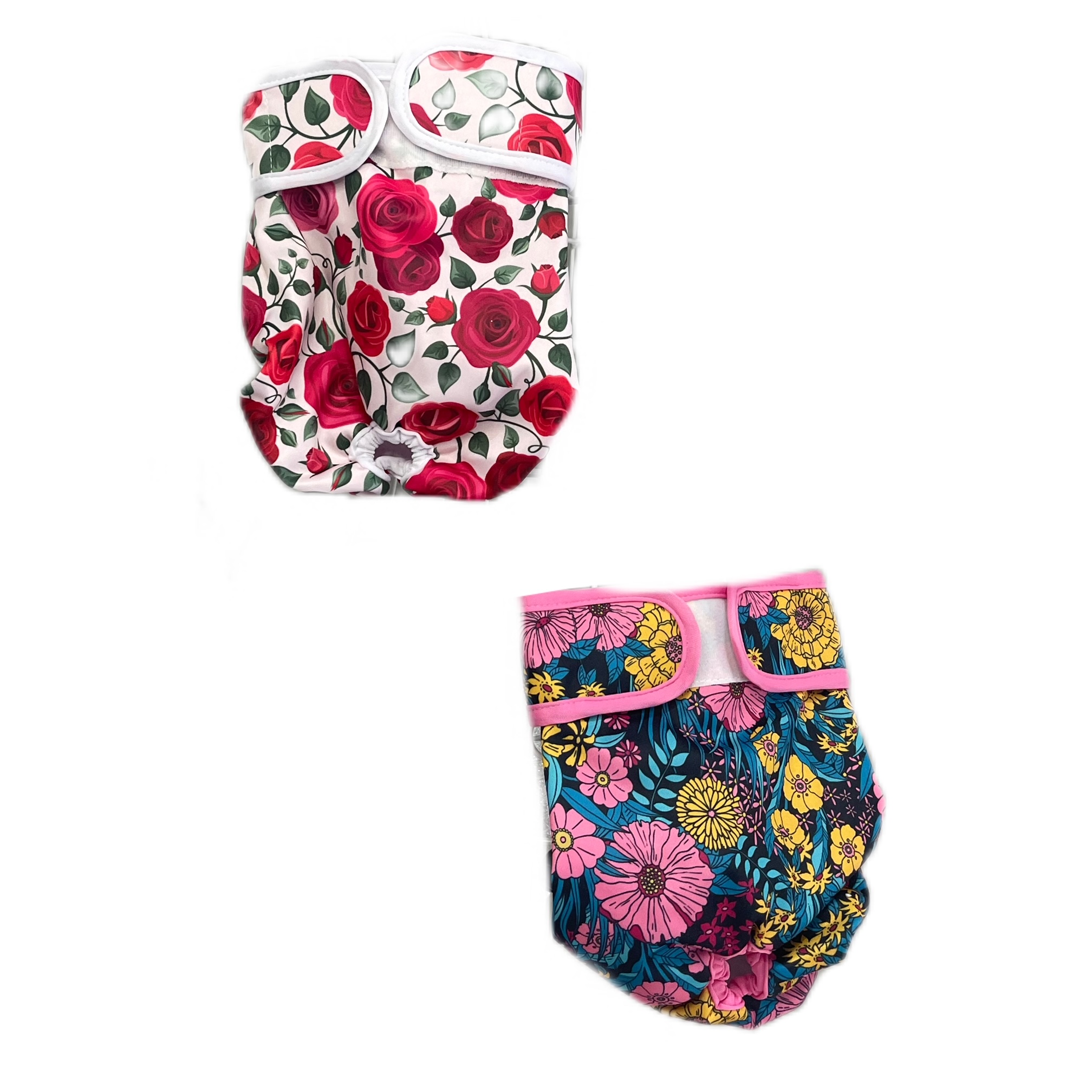 FLORAL PRINTED DOG NAPPY VIP Paws
