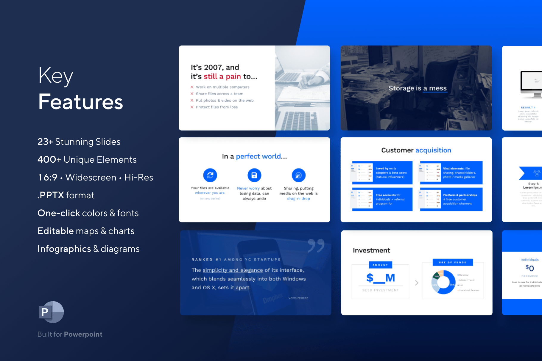 Dropbox Pitch Deck Template
