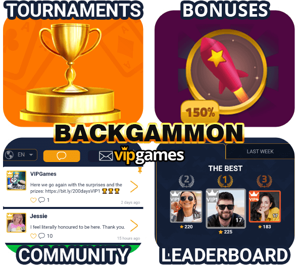 Backgammon Online for Free VIP Games