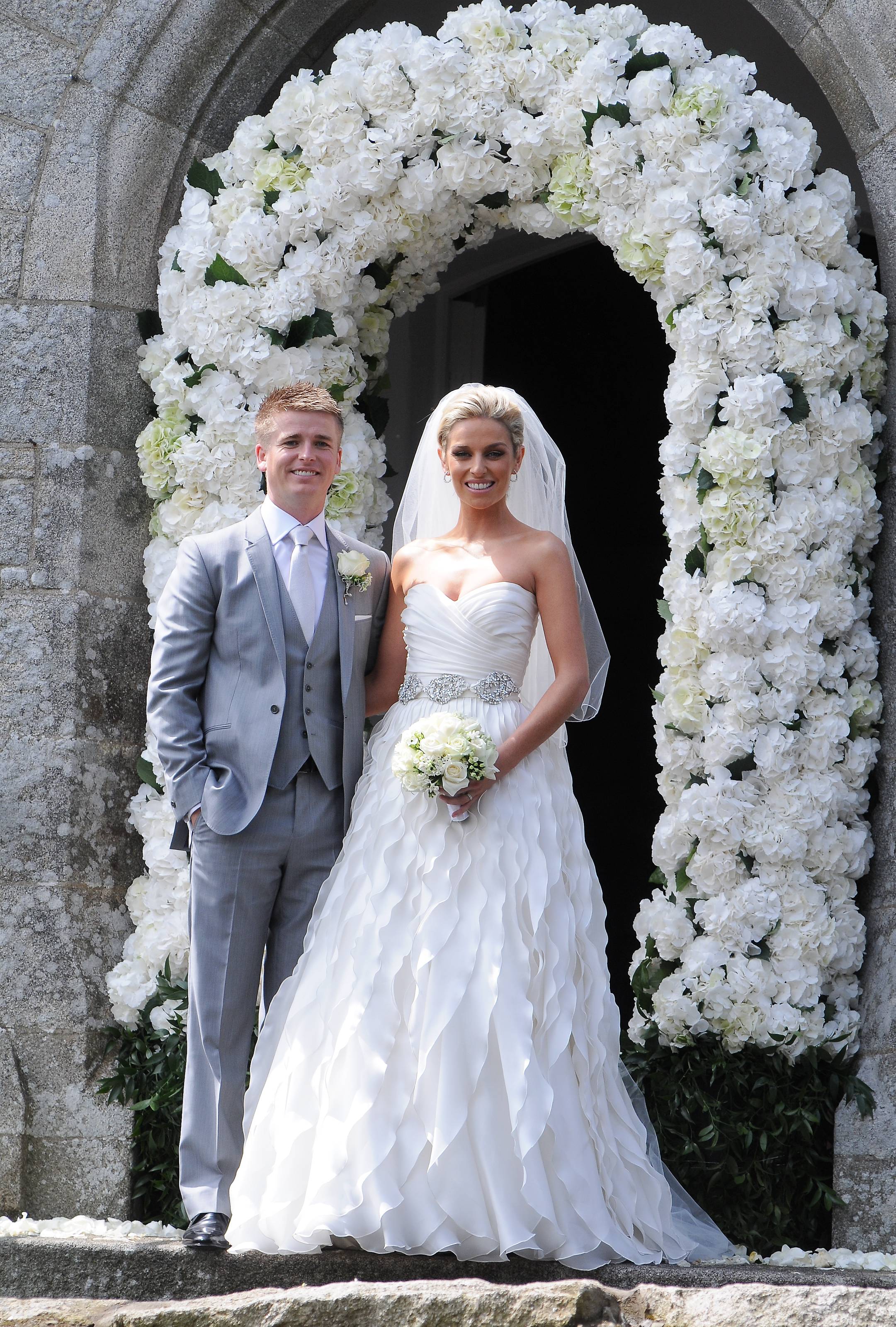 TV Presenter Brian Ormond & model Pippa O'Connor Wedding at St Patricks