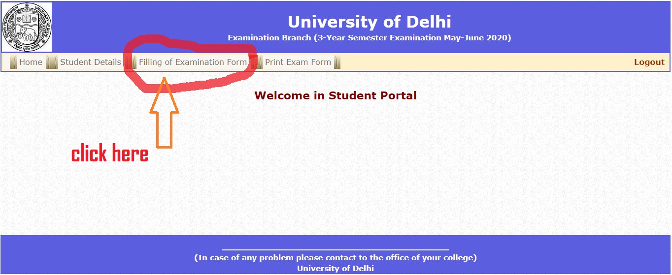 how to fill du Examination Form » NEWS Learn Complete Process DU...