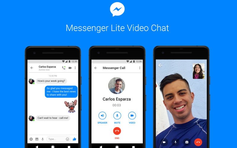 Messenger Lite z otrzymał funkcję wideo połączeń. Nareszcie