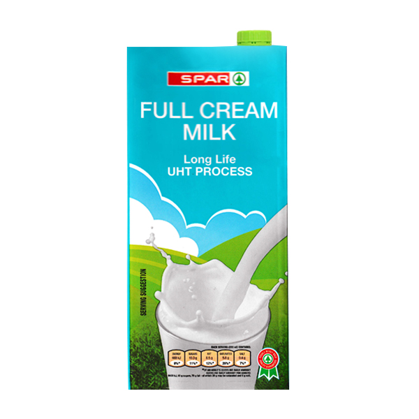SPAR FULL CREAM MILK 1L Vip