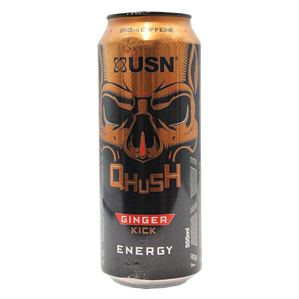 USN QHUSH GINGER KICK ENERGY DRINK 500ML Vip