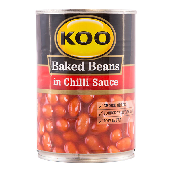 KOO BAKED BEANS IN CHILLI SAUCE 420GR Vip