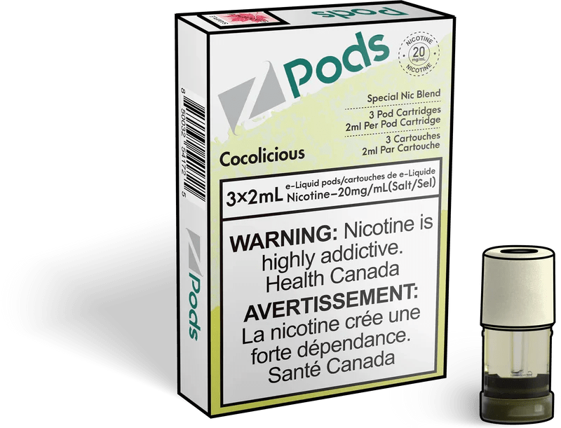 Z Pods Cocolicious (Dream Cream) (EXCISE TAXED) VIP VAPE