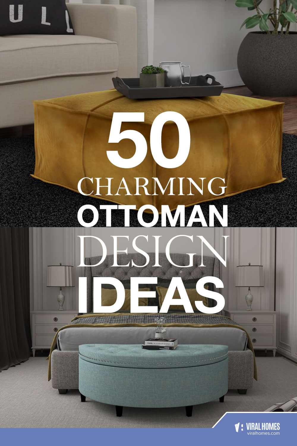 50 Ottoman Designs That Are EyeCatching Viral Homes