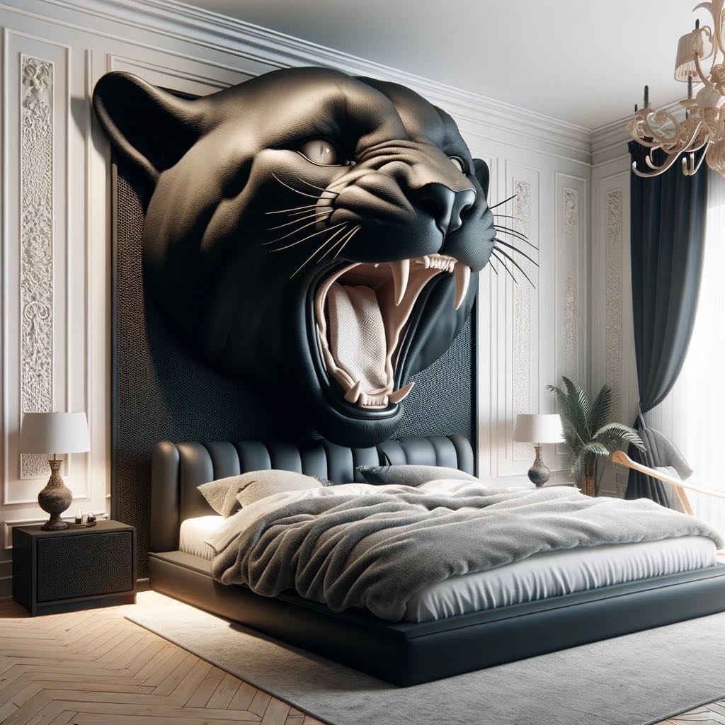 Unleash the Wild Side of Luxury Statement Animalistic Bedroom Decor