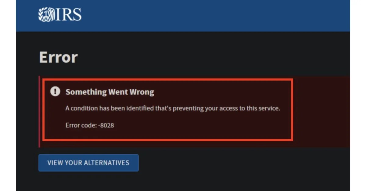IRS Error Code 8028 [How to Fix 2024] ViralTalky