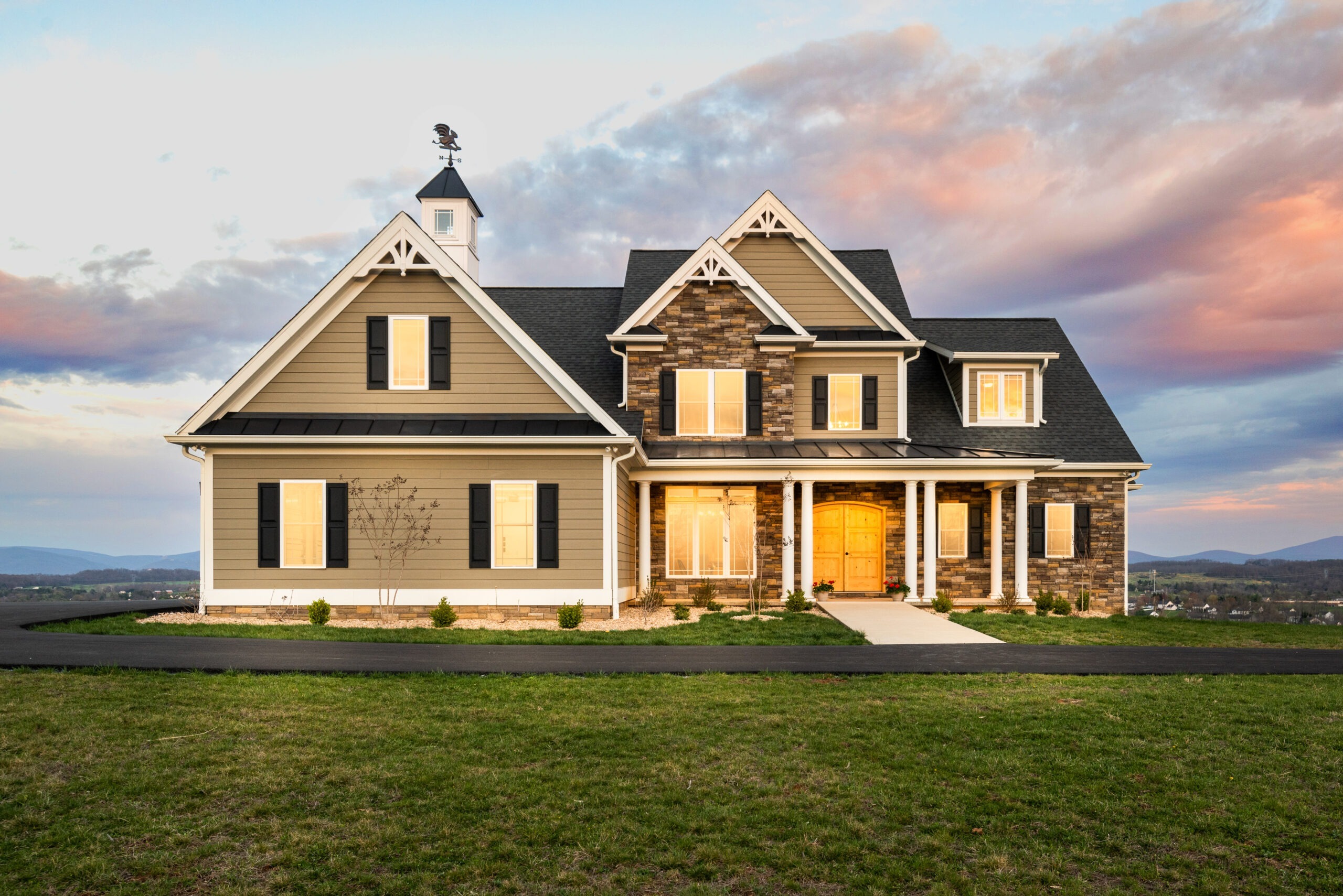 Brand New Custom Home in Fishersville Mountain Views from Every
