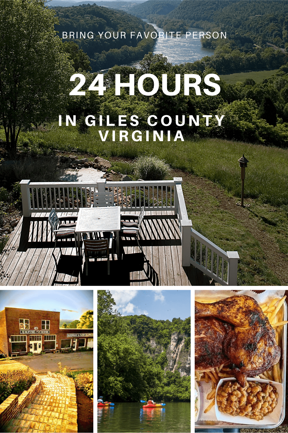 24 Hours in Giles County, VA for Couples Virginia's Mountain Playground™