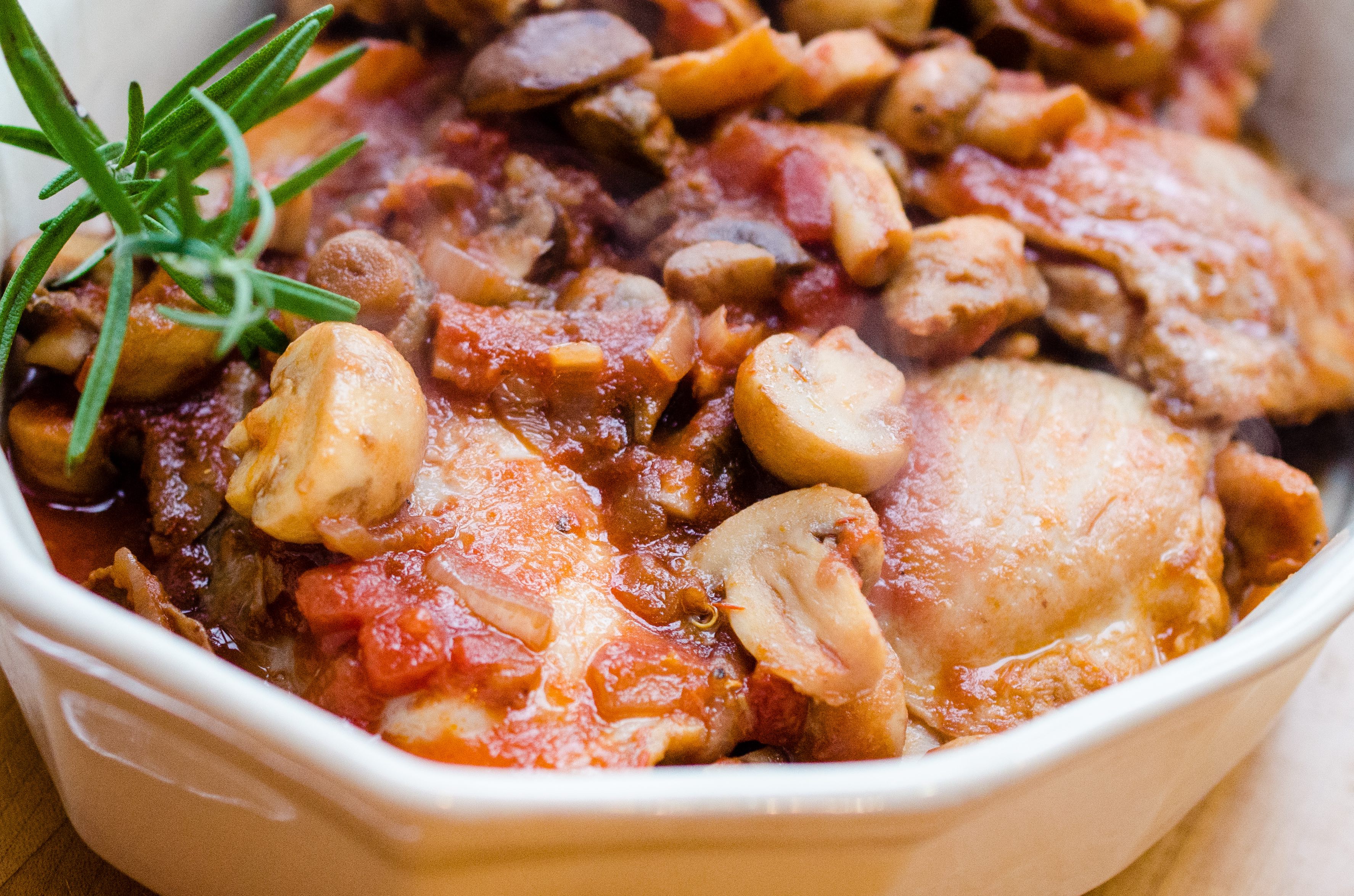 Hunter's Chicken with Mushrooms Virginia Willis