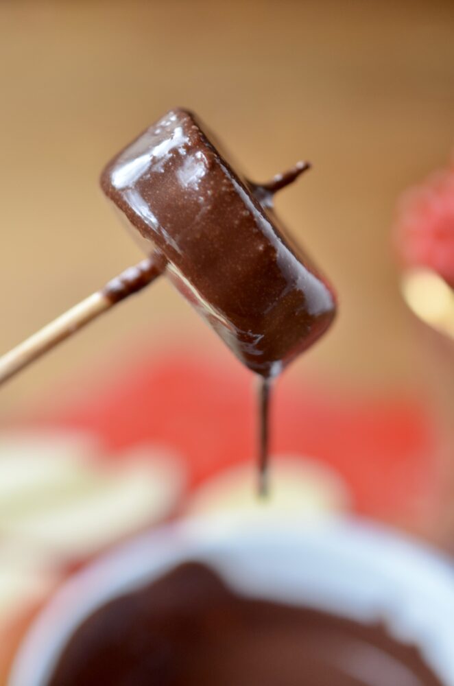 (Skinny) Chocolate Dipping Sauce Good and Good for You with Virginia