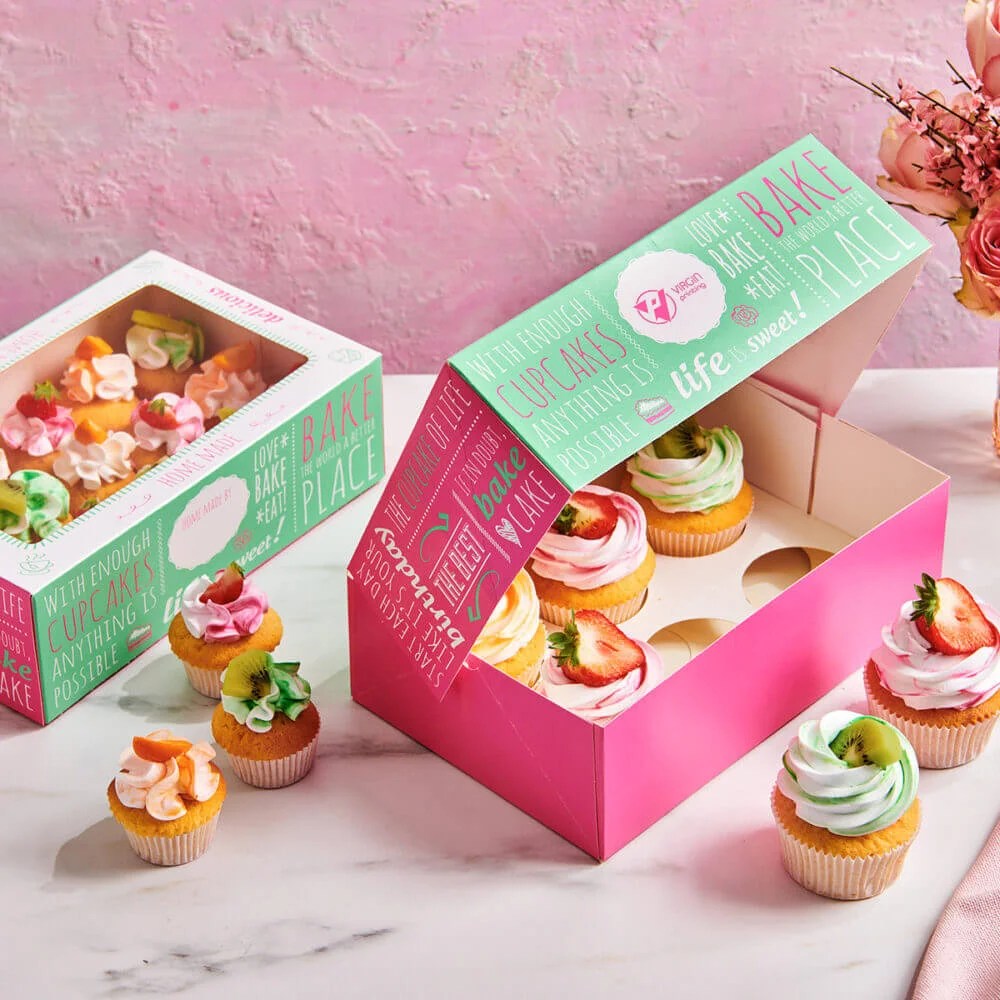 Cupcake Boxes With Insert Canada — Custom Printing Cupcake Packaging