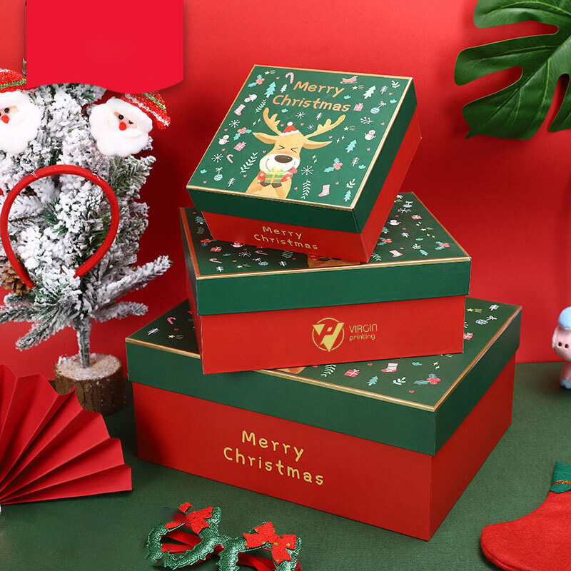 Christmas Rigid Gift Boxes — Custom Printed Christmas Rigid Gift