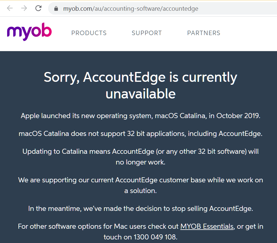 Apple Made MYOB Push Essentials to Compete Head On With Xero