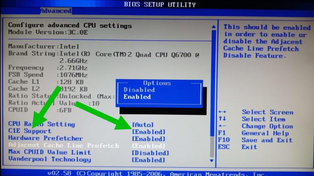C1E Support в биосе — что это? (Enhanced Halt State)
