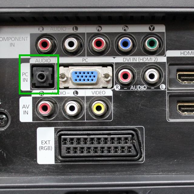 Pc Audio Input на телевизоре что это такое
