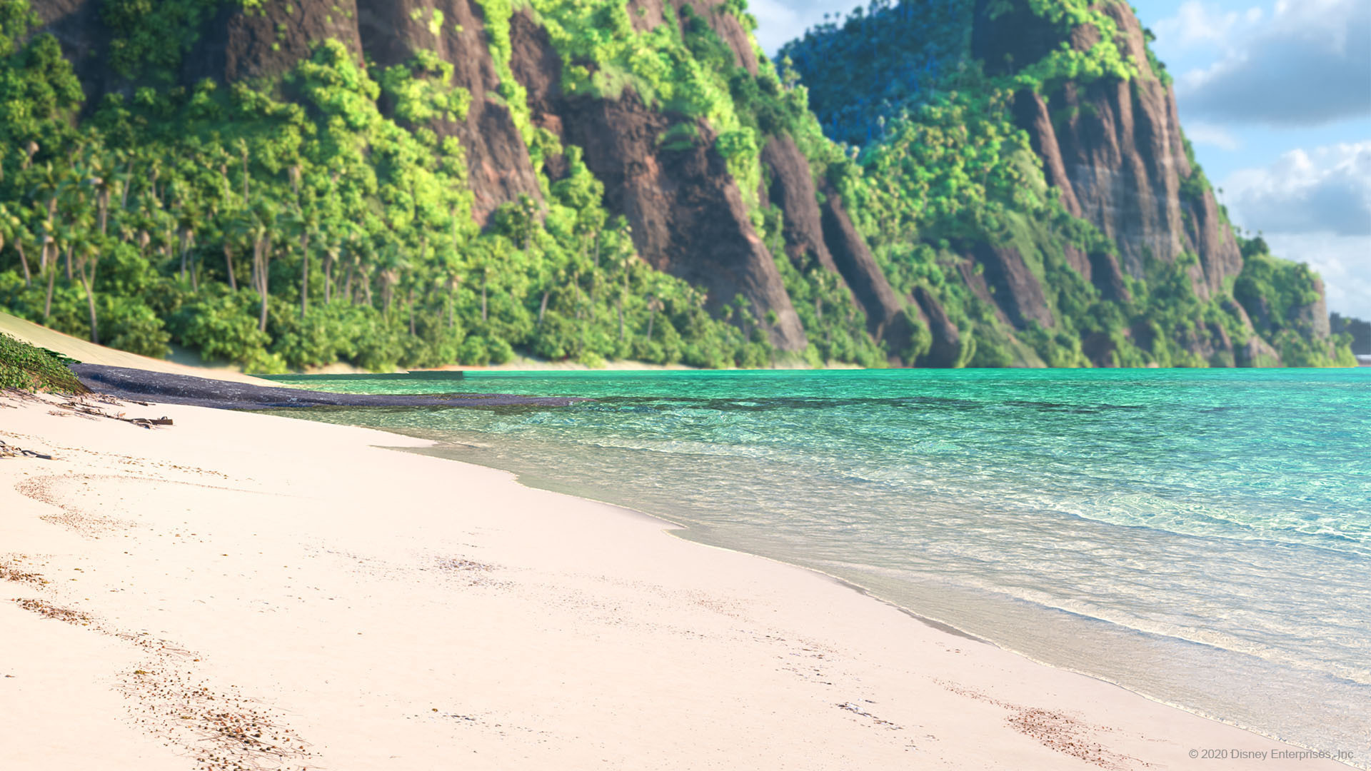 Disney Moana background for your Online Meetings