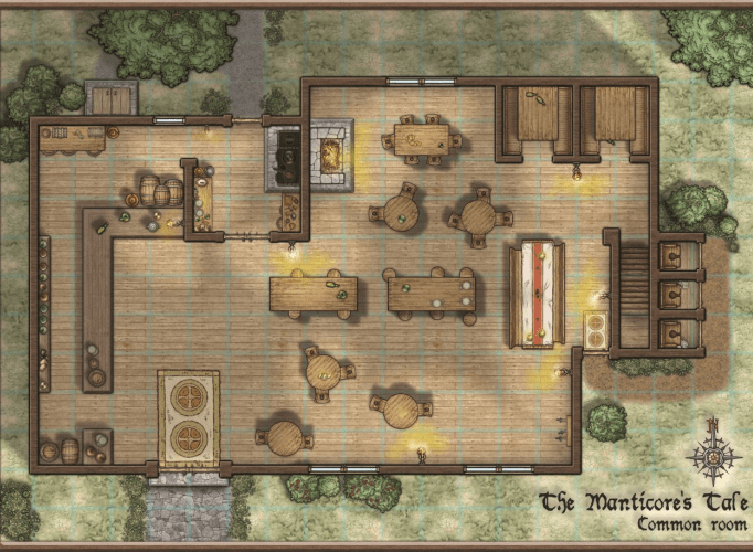 Maps for tabletop rpg adventures Fantasy & medieval Maps