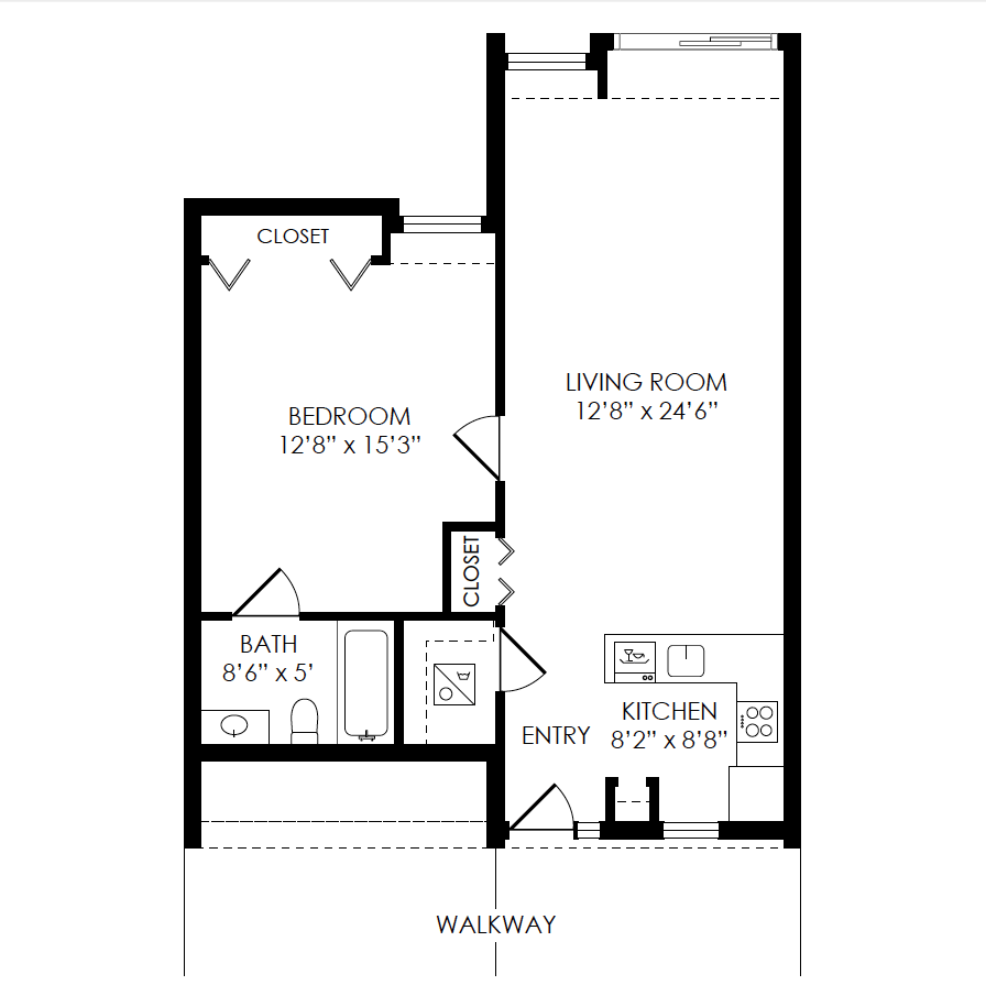 Virtual Access Link Cathedral Village One Bedroom Apartment